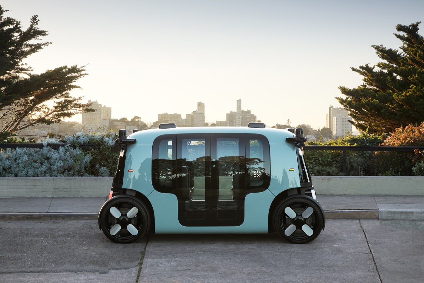 Amazon’s Zoox opens robotaxi production site in East Bay