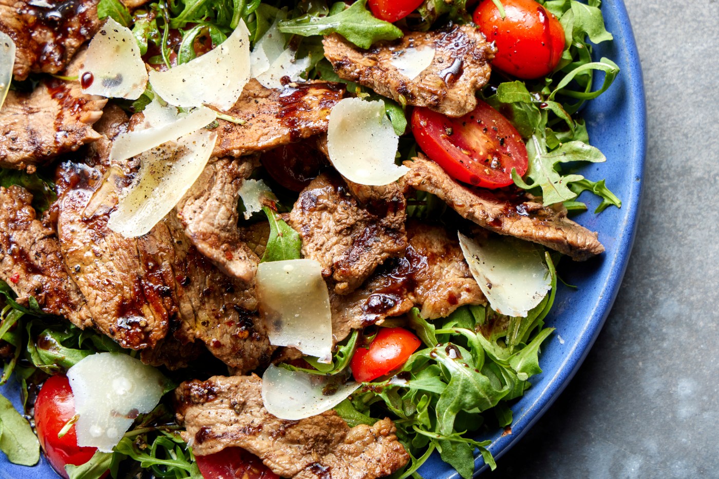 This steak salad, a trattoria staple, is the perfect summer lunch