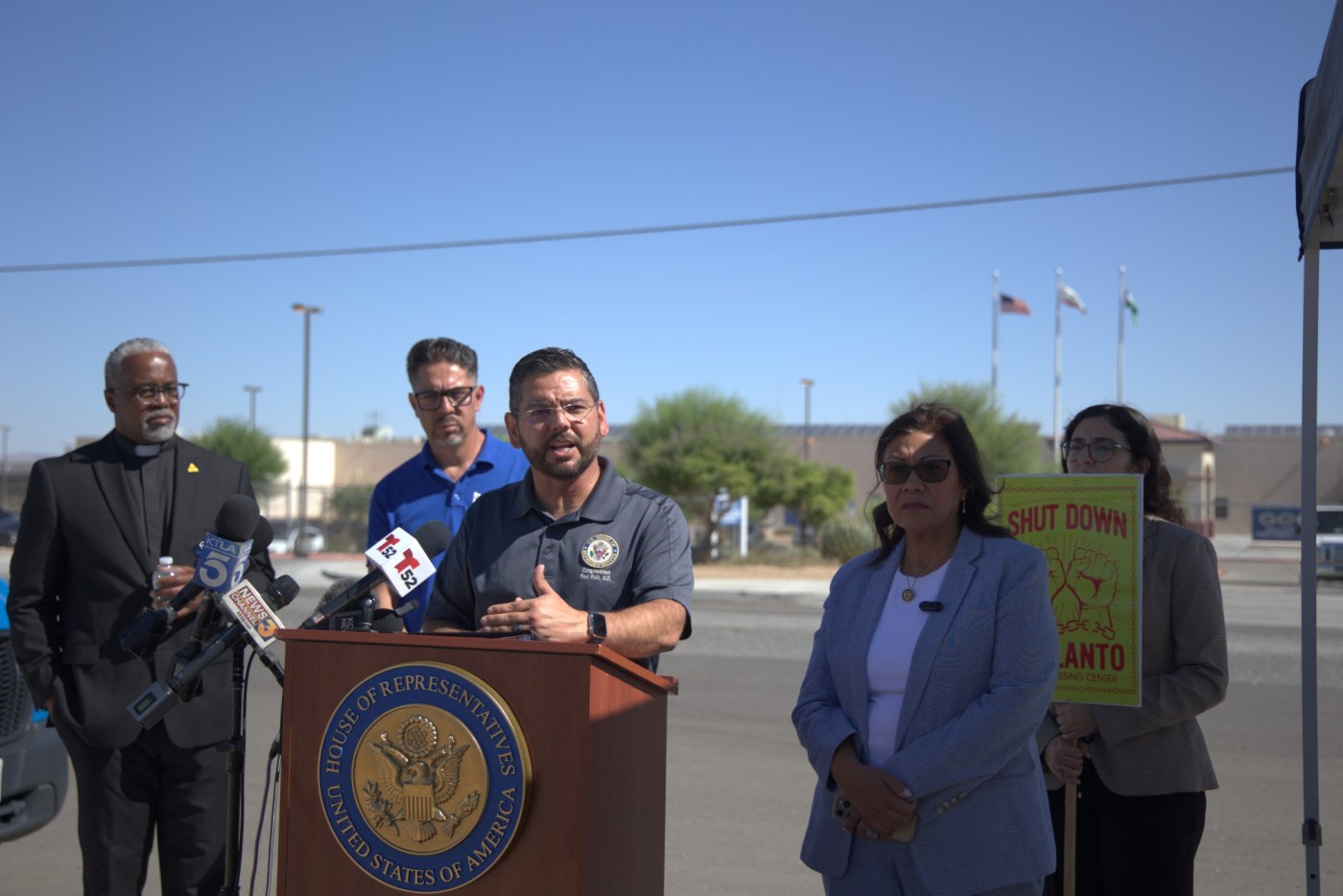 Two Democrats and a Republican went to a California ICE detention center. Only one got in