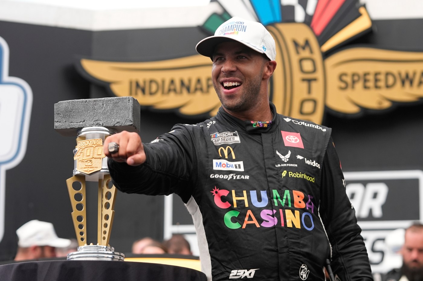 Bubba Wallace becomes first Black driver to win a major race on Indianapolis’ oval