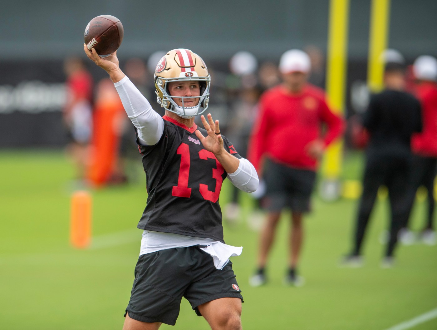 Purdy, Pearsall return to practice at 49ers training camp