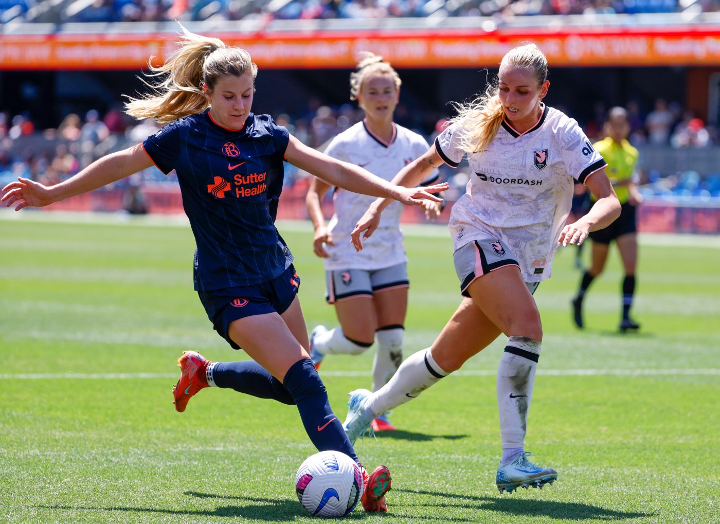 Don’t call it a friendly: Bay FC, Angel City FC blend intensity and feel-good performances in summer exhibition
