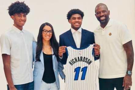 Jason “Jase” Richardson II, son of beloved Warrior, pursues his own NBA dream