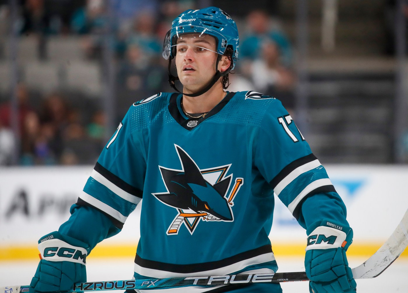 Sharks trade Thomas Bordeleau to New Jersey Devils for forward