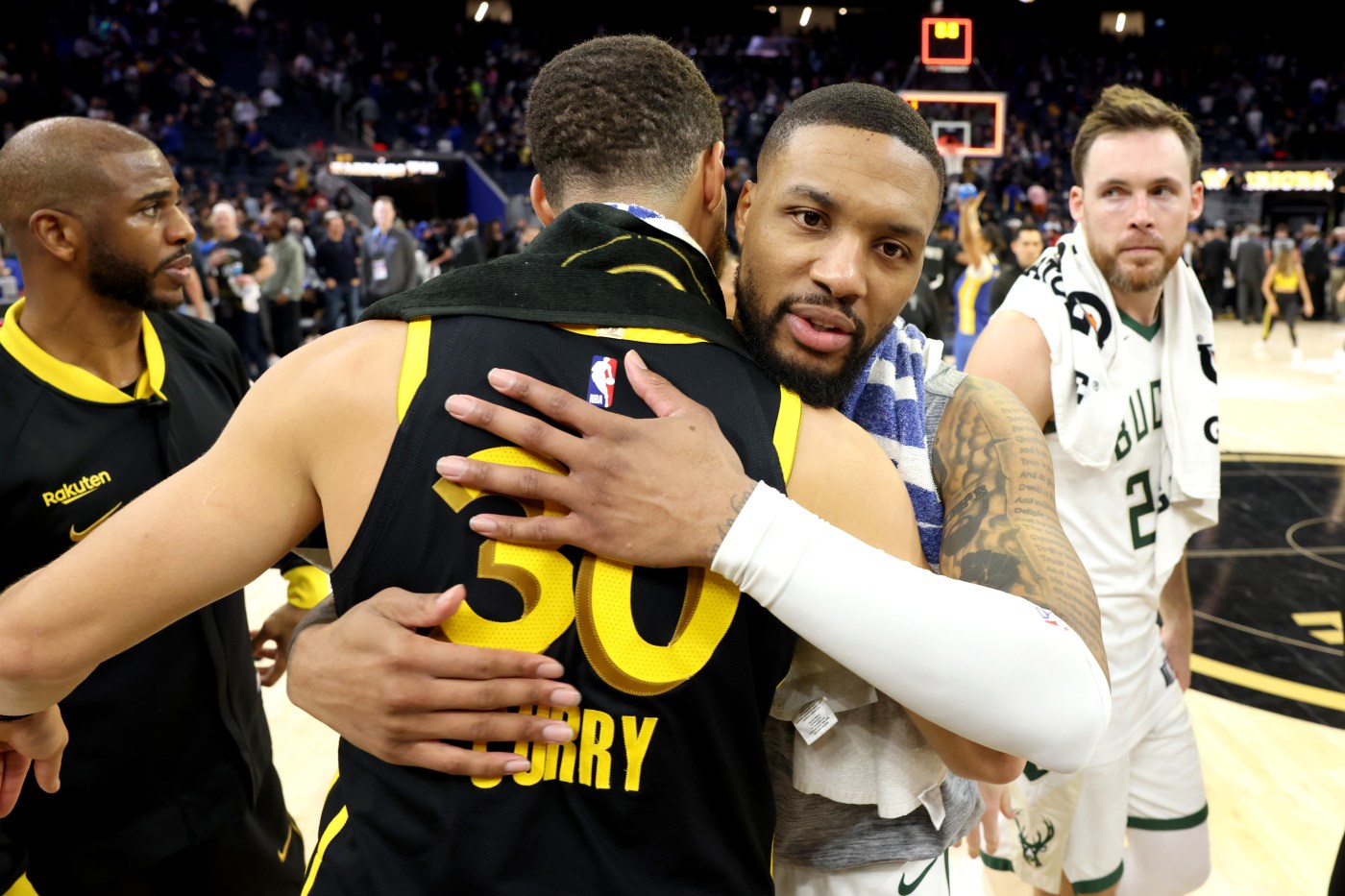 Oakland’s Damian Lillard is available. Should the Warriors be interested in the 9-time All-Star?
