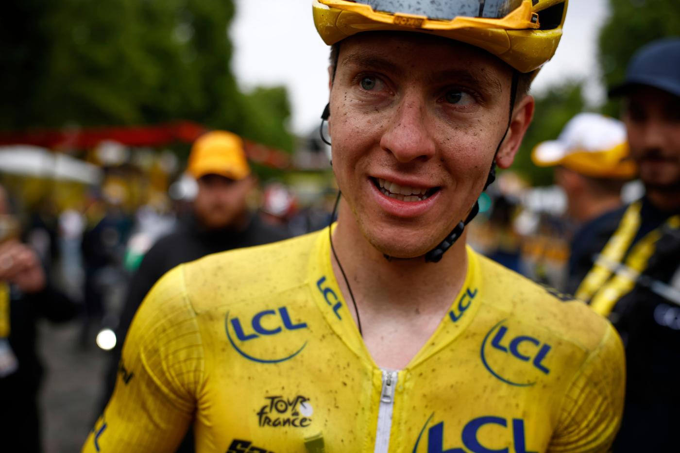 Slovenian rider Tadej Pogačar wins the Tour de France for the fourth time
