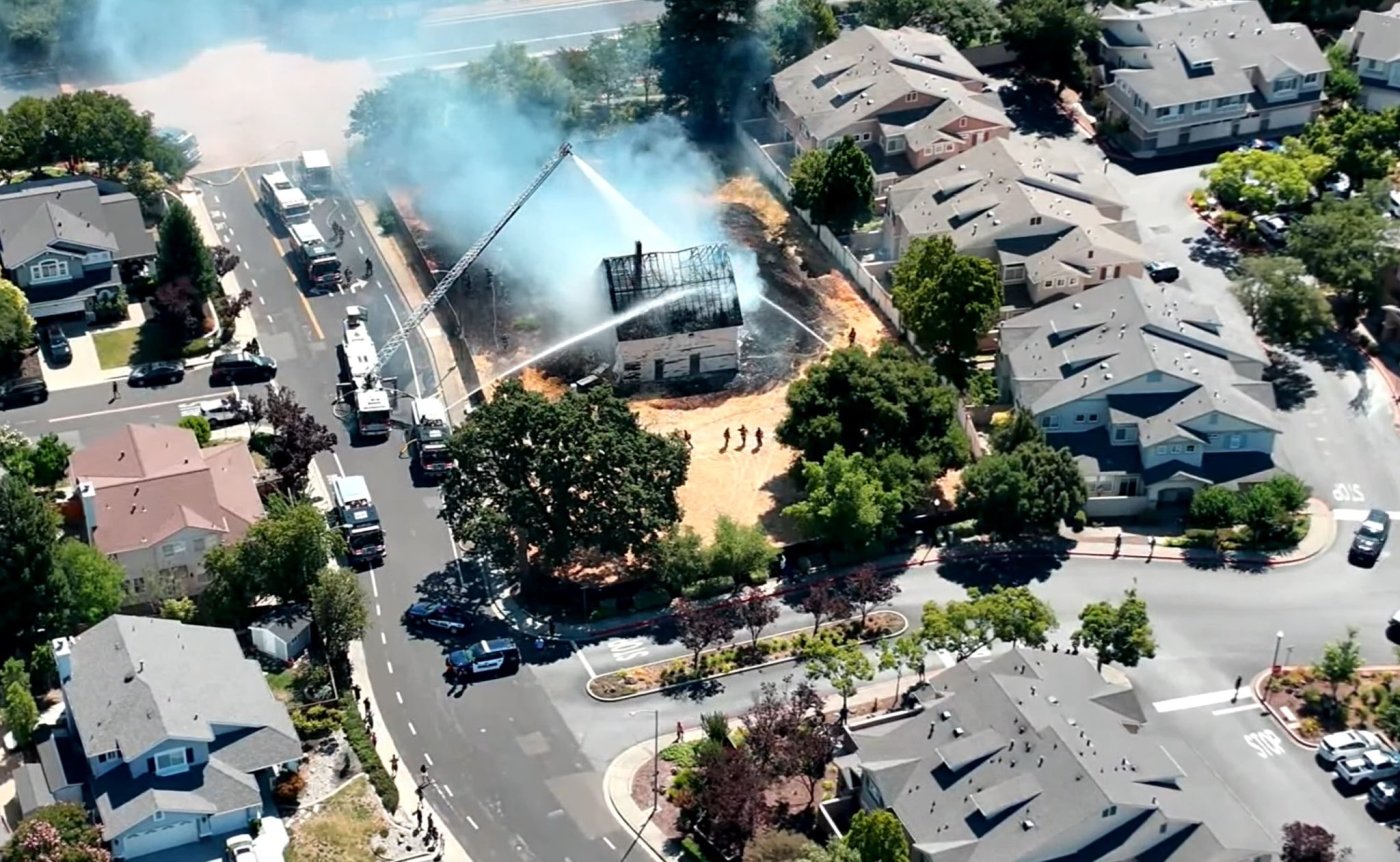 San Ramon: Fire at historic house being investigated as arson