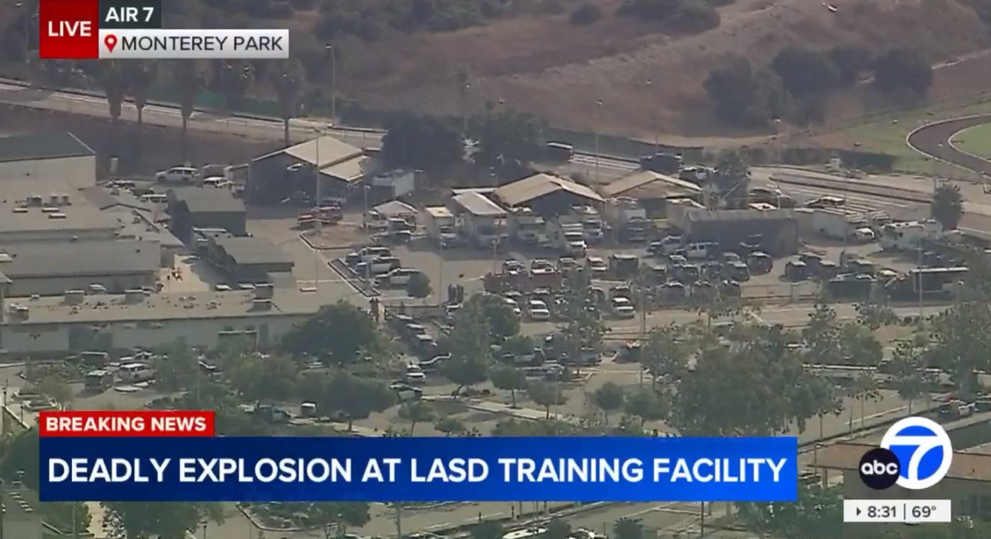 Report of explosion, possibly deadly, at LA County Sheriff’s Department site in East LA