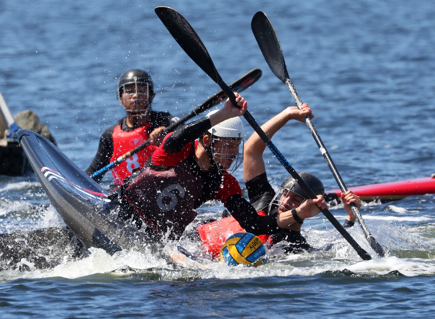 Bay Area water sports enthusiasts are getting hooked on kayak polo