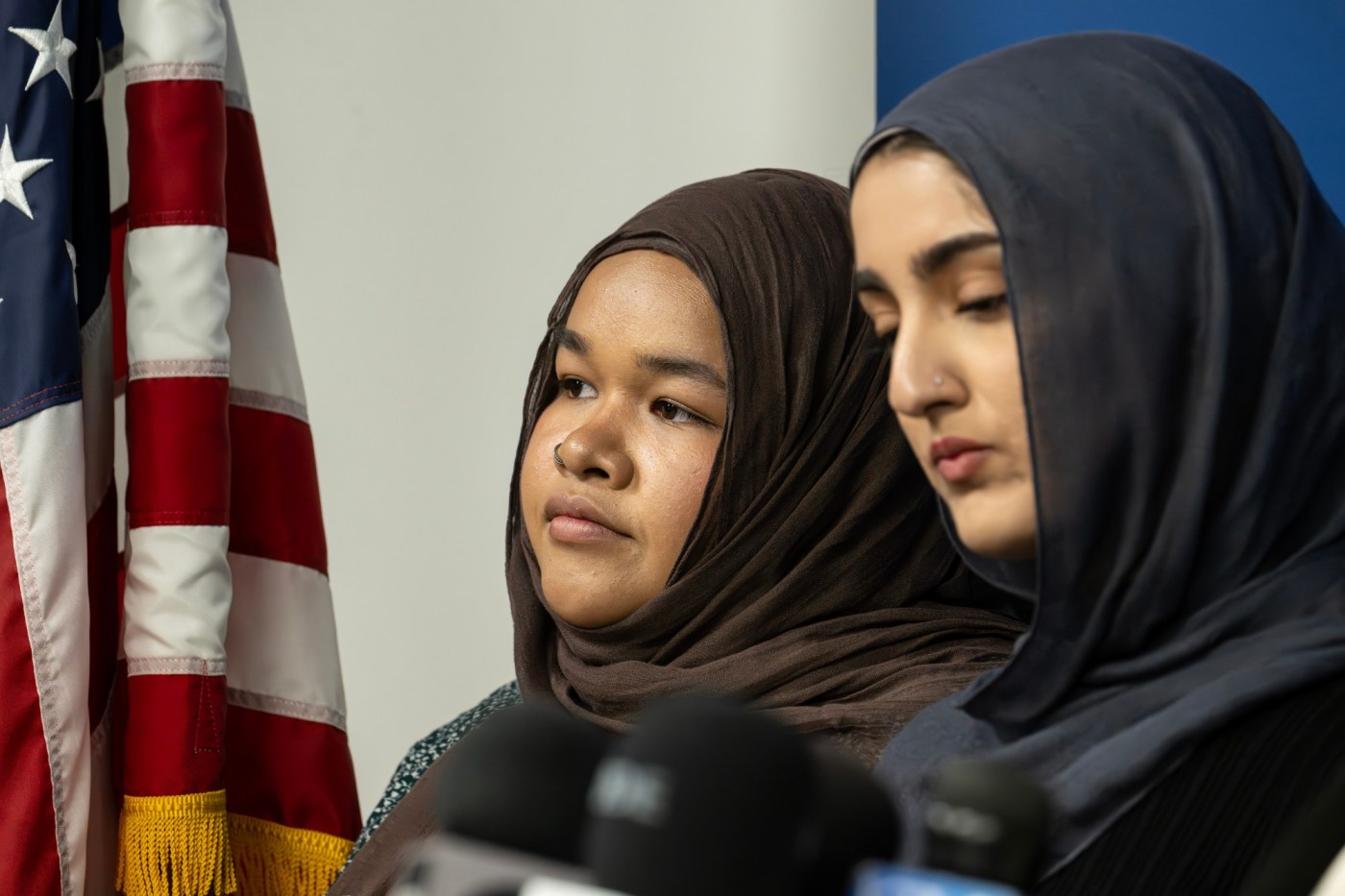 Muslim women’s head coverings were forcibly removed by jailers after California protest, lawsuit alleges