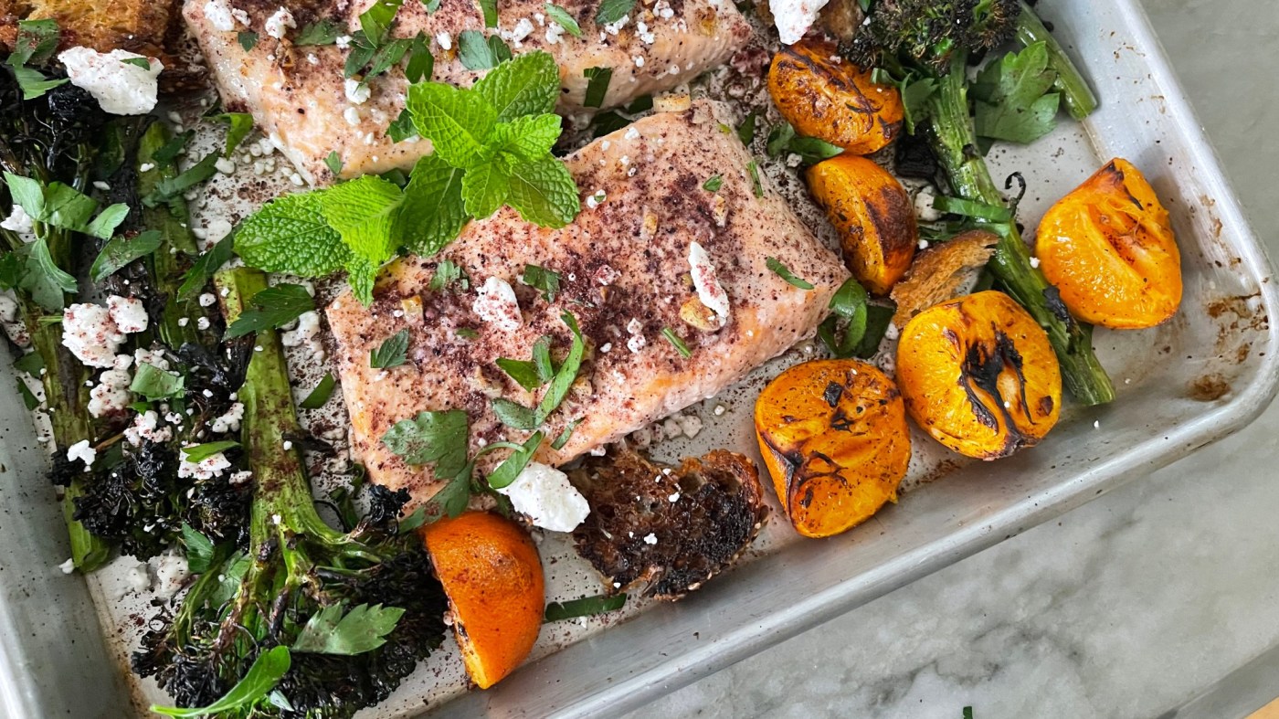 Make these 3 tasty dinners on a single rimmed baking sheet
