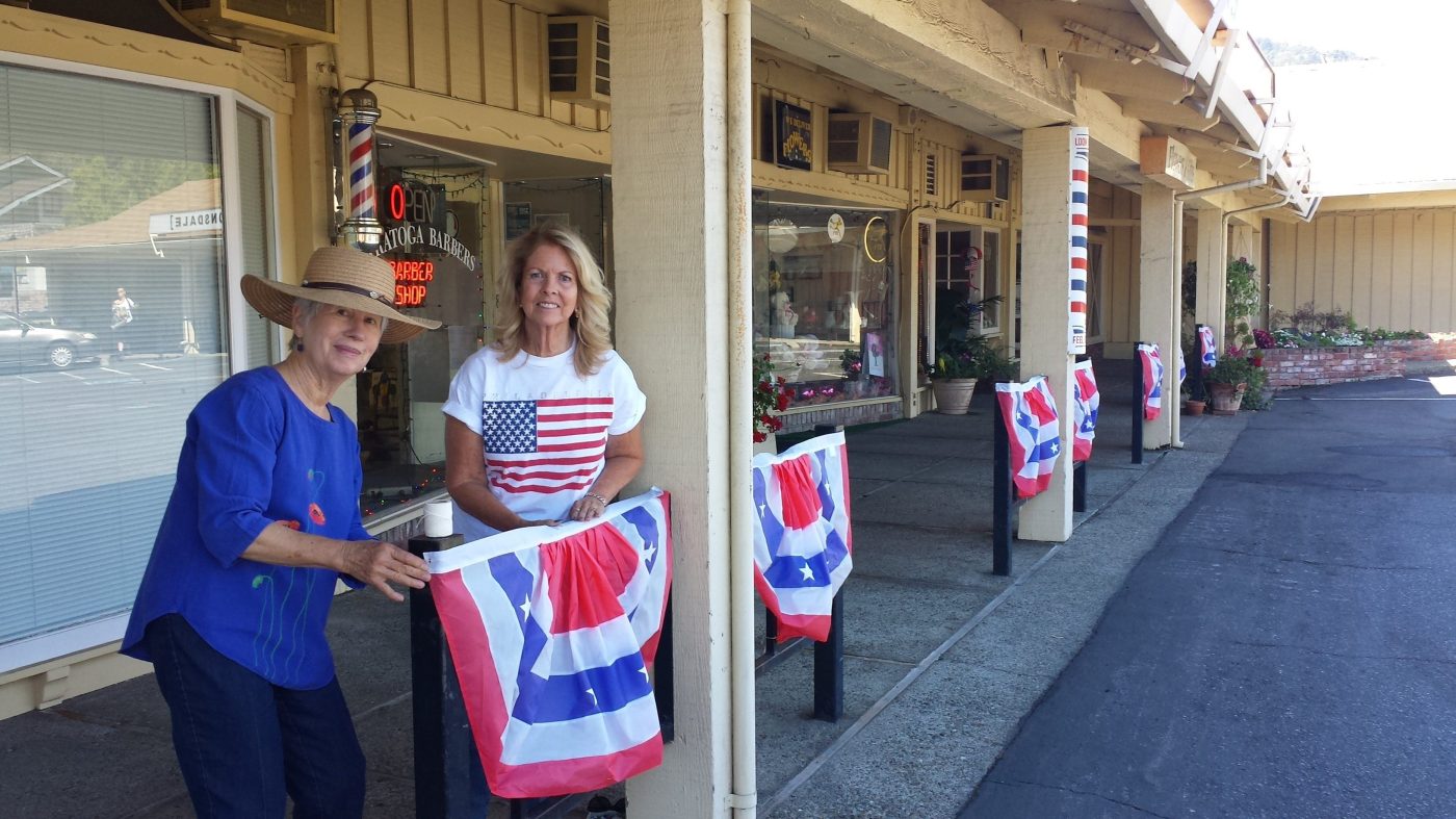 Meet the women who star-spangle Saratoga Village
