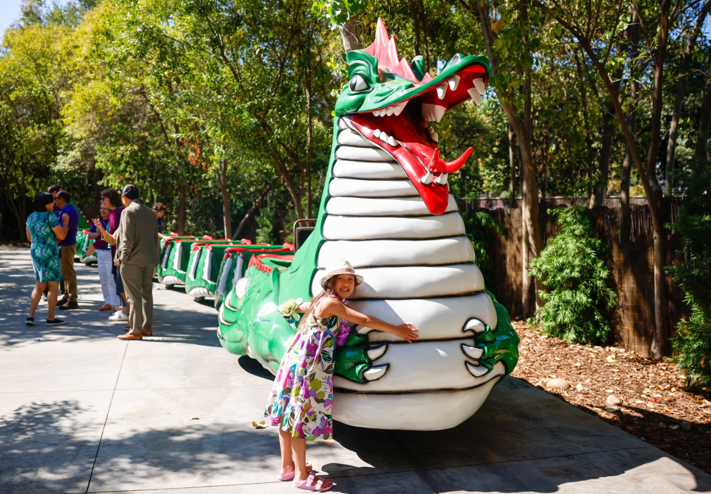 Danny the Dragon rides again at Happy Hollow in San Jose