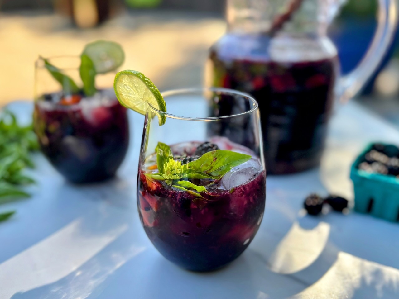 Recipe: Blackberry basil sangria