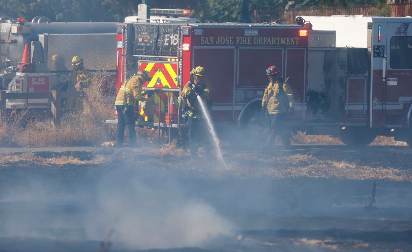 San Jose: Firefighters respond to blazes south of Mineta International