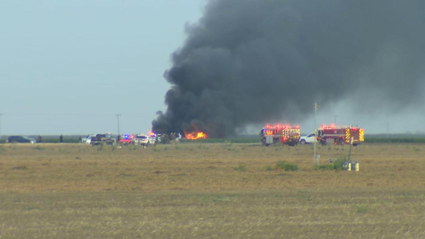 US Navy F-35 crashes in central California, pilot ejects safely