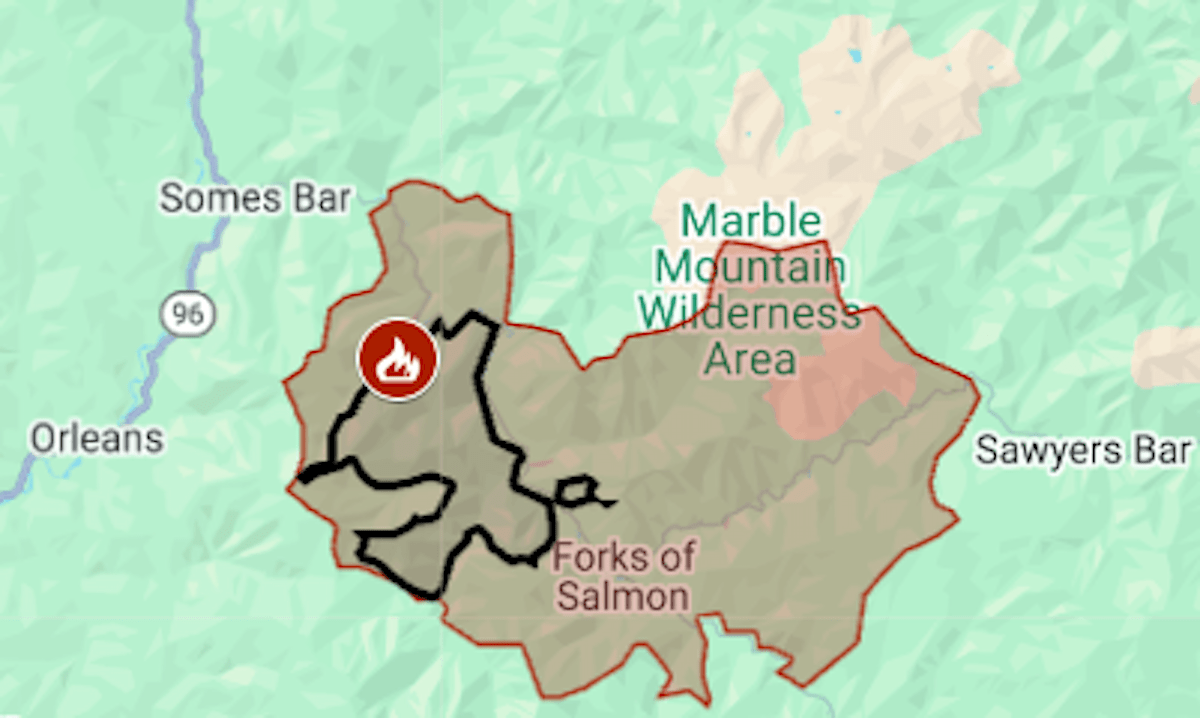 Map: Butler Fire crosses Salmon River, more evacuations ordered