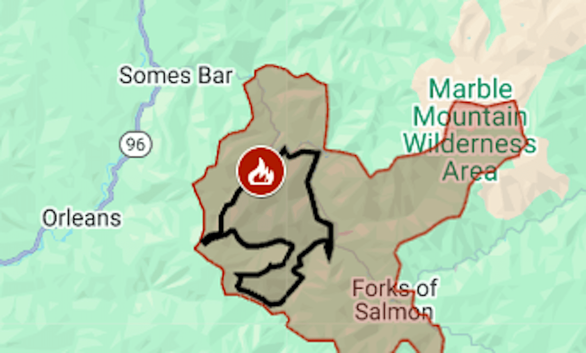 Map: Butler Fire evacuation zone expanded