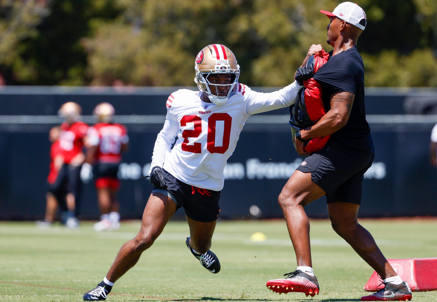Upton Stout making good on draft day promise as 49ers’ likely starting slot corner