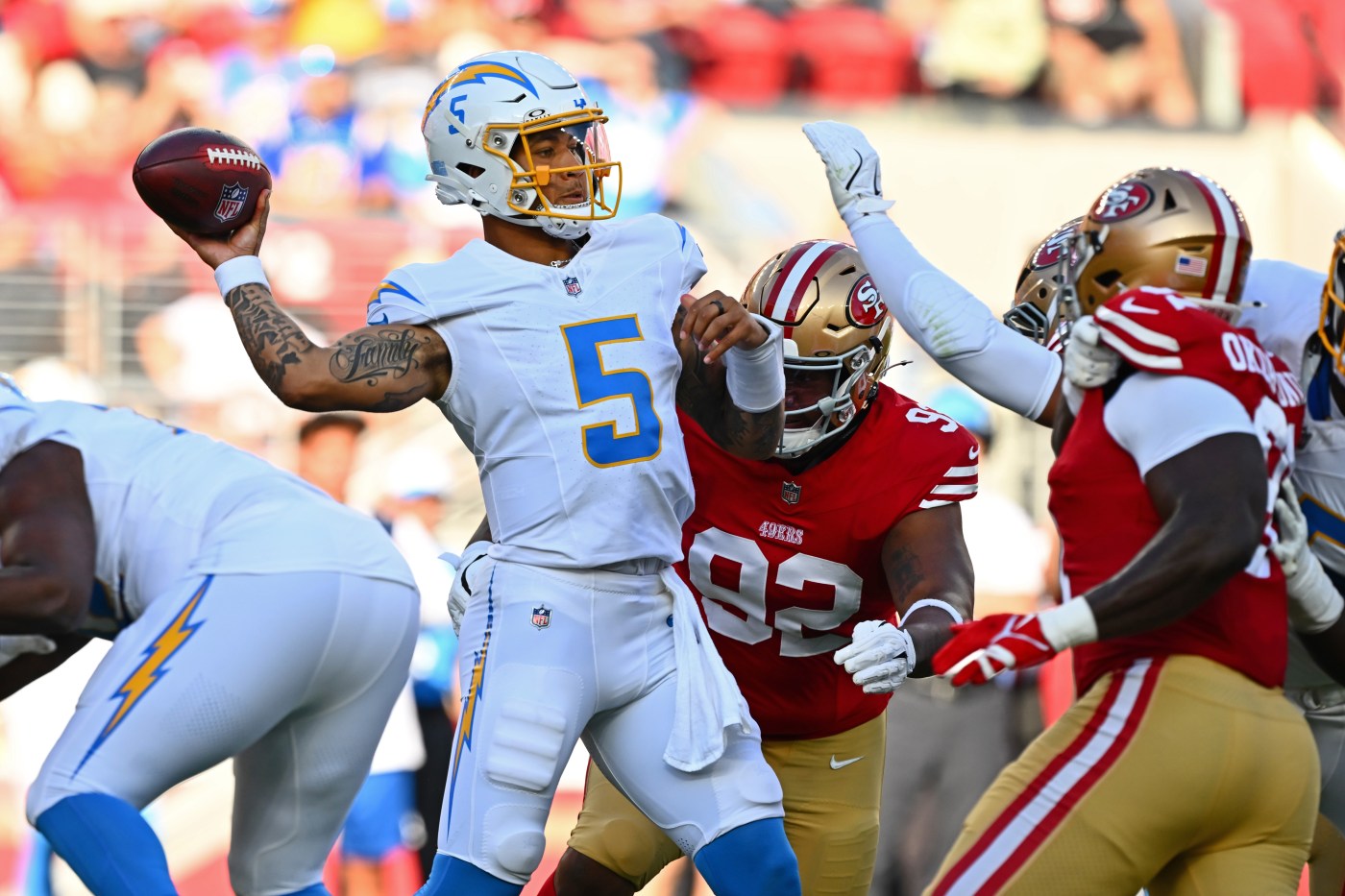 49ers preseason finale: Cue the awards at closing time against Harbaugh’s Chargers
