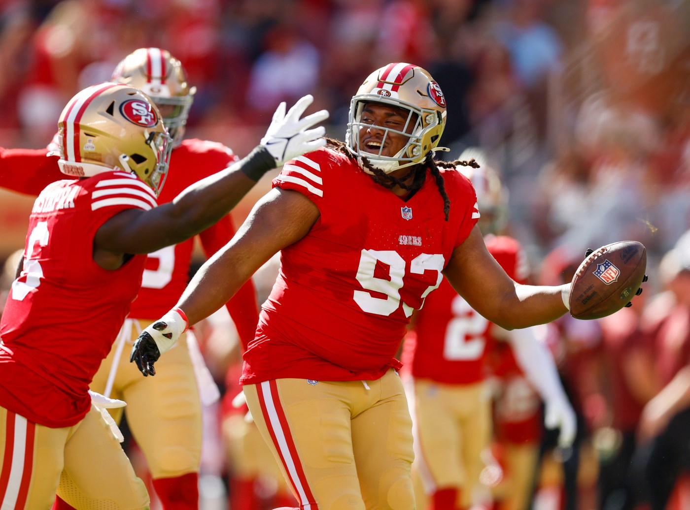 Don’t be surprised if the 49ers most impressive `new’ lineman is Kalia Davis