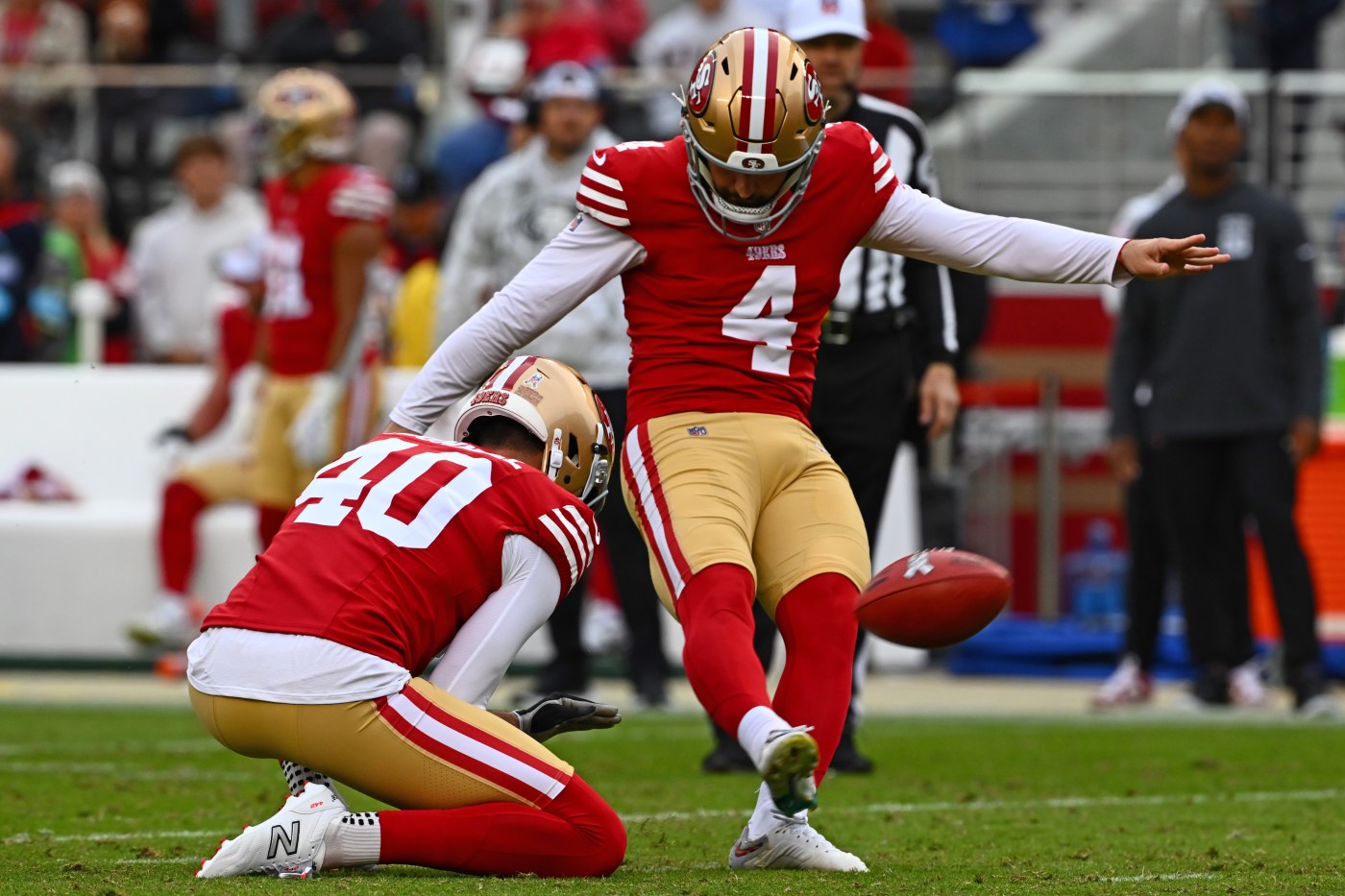 49ers clarify kicker, quarterback depth chart with wave of roster moves