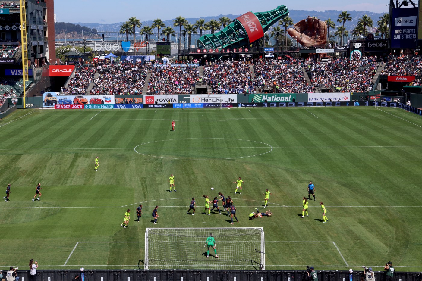 Bay FC mounts late comeback, falls to Washington Spirit in front of record crowd at Oracle Park