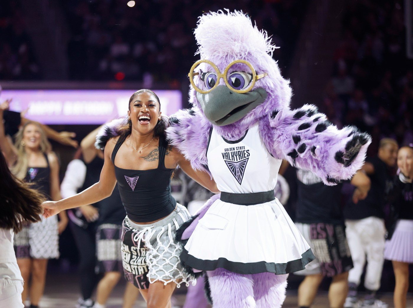 Valkyries unveil their bespectacled mascot, with a tie to Norse mythology