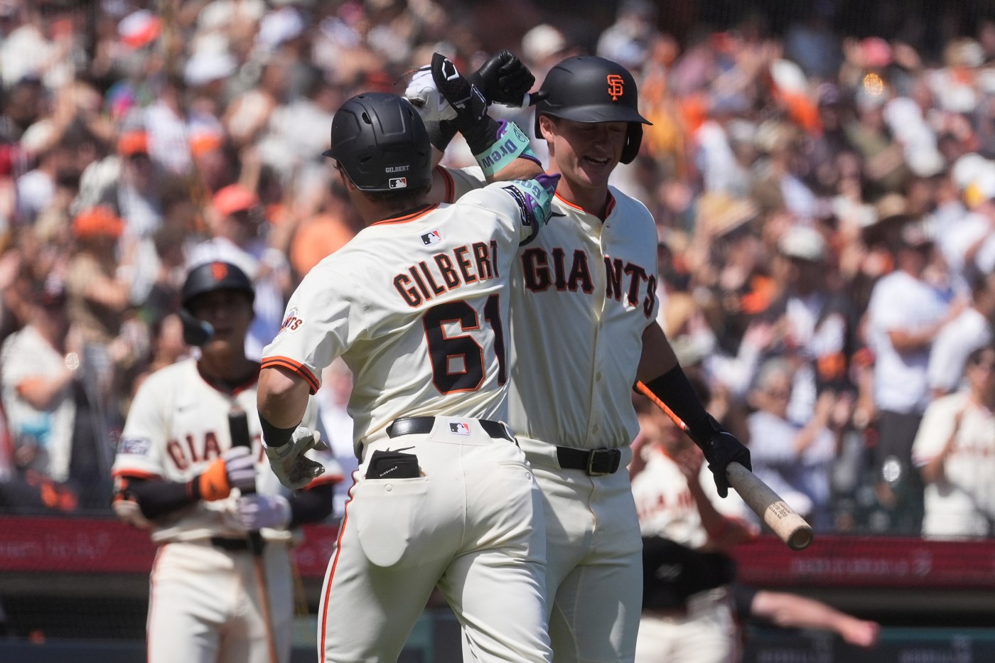 SF Giants snap losing streak behind Webb’s strong start, Gilbert’s first homer