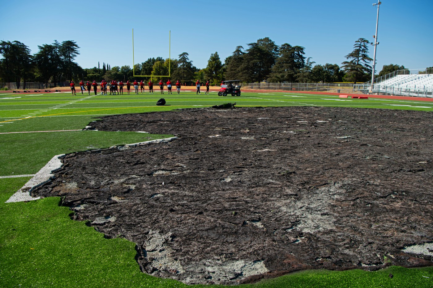 Did those who lit Mount Diablo High football field ablaze even know they did it?