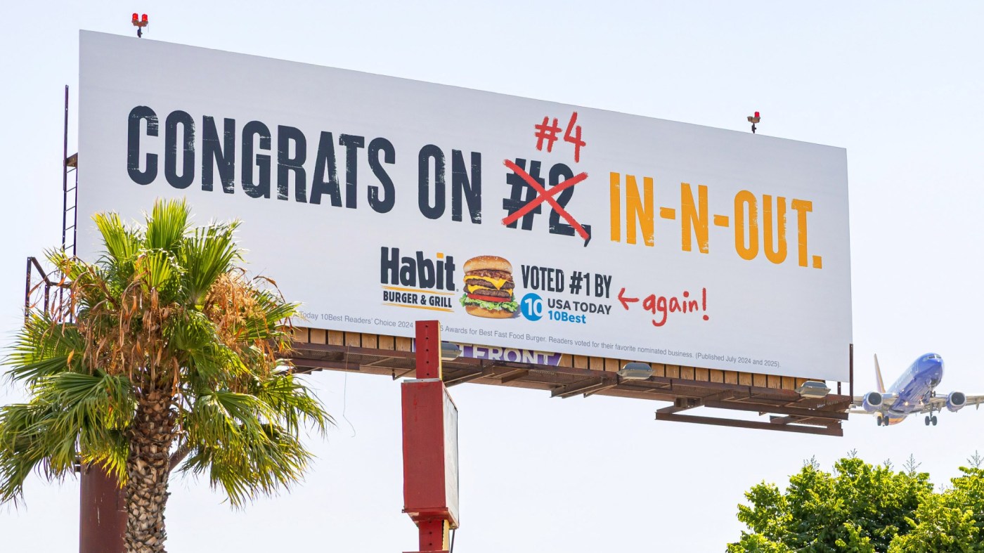 The Habit Burger & Grill takes out another billboard kidding In-N-Out
