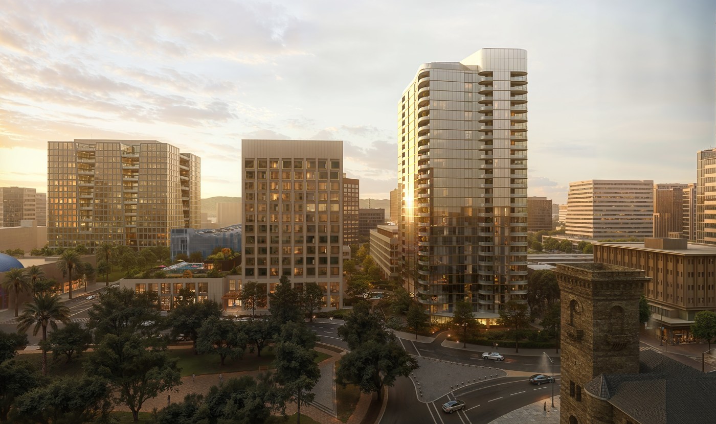 Work underway on mixed-use neighborhood in downtown San Jose