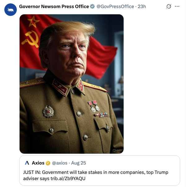 Lewis: Newsom’s knives-out memes show plausible strategy against Trump