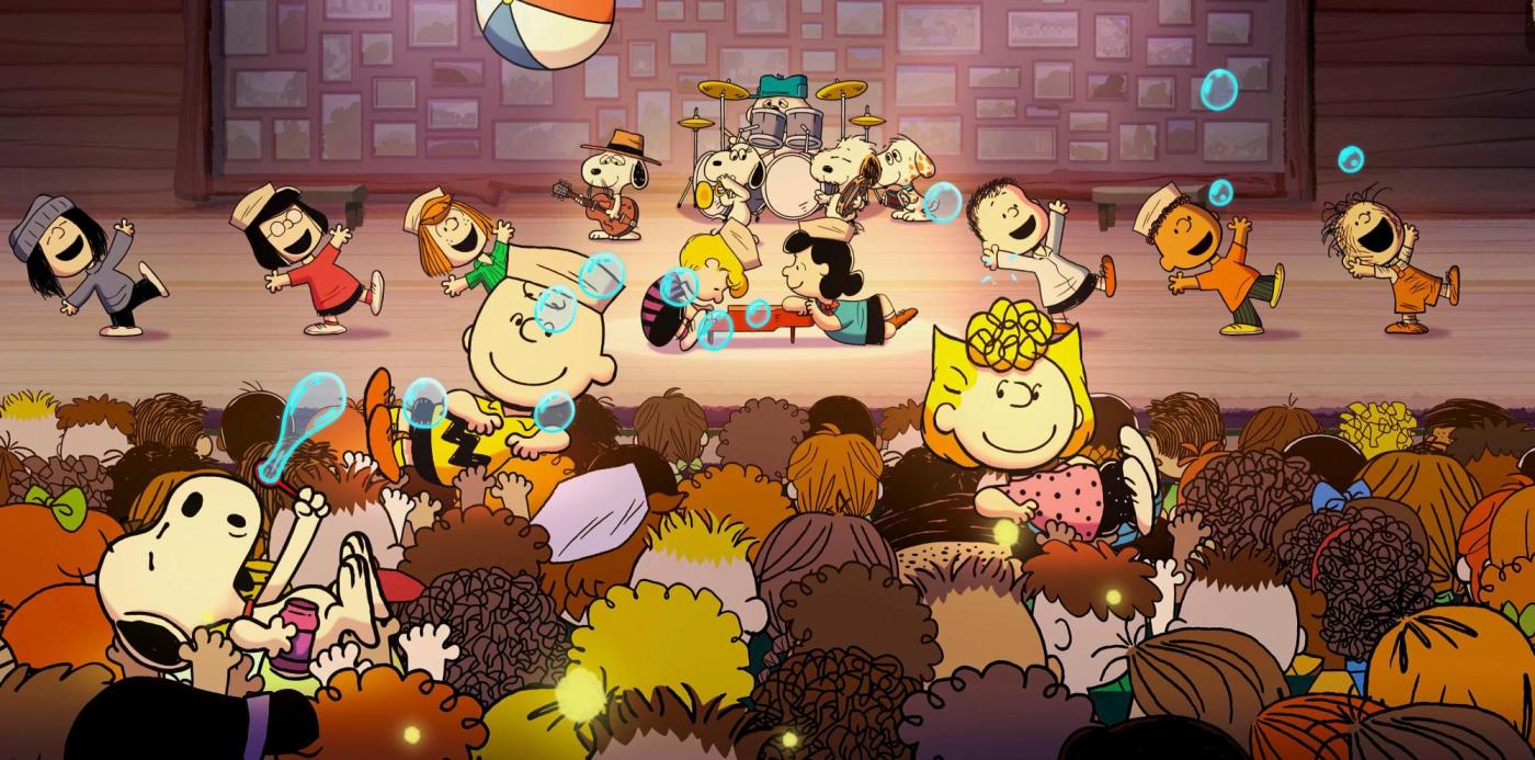 Charlie Brown and Snoopy offer an animated ‘Peanuts’ musical about summer camp
