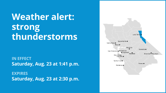 Update: Marble-sized hail anticipated with thunderstorms Saturday