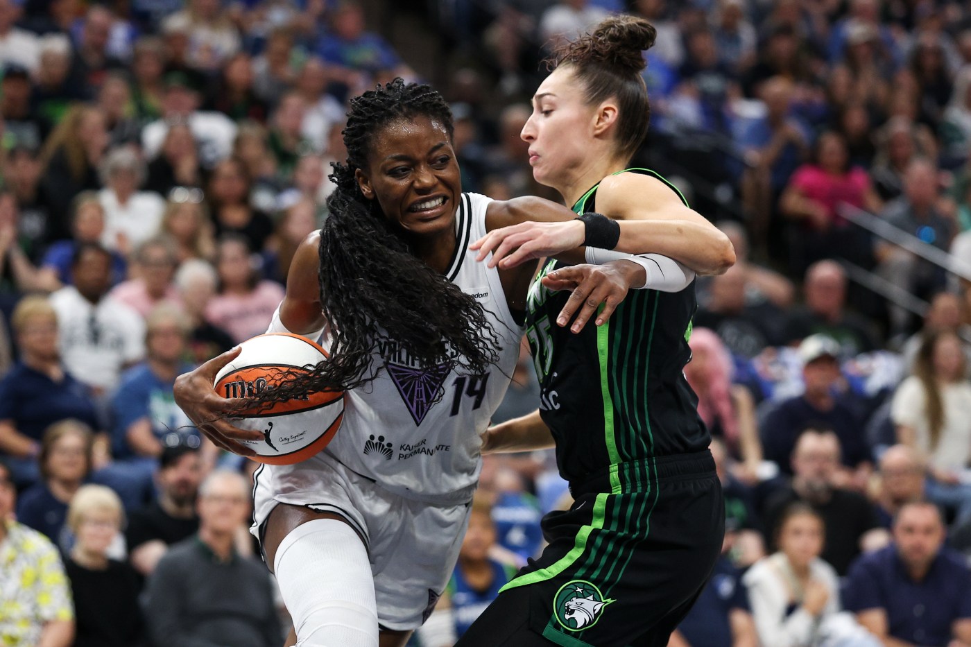 Valkyries overpowered by top-seeded Lynx in franchise’s first WNBA playoff game
