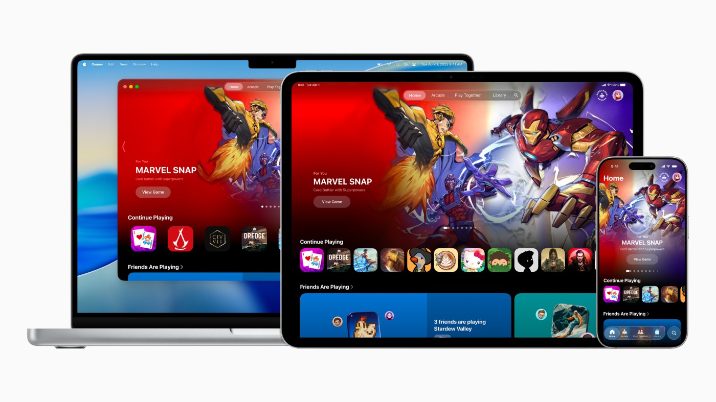 Apple Games app offers a one-stop gaming destination