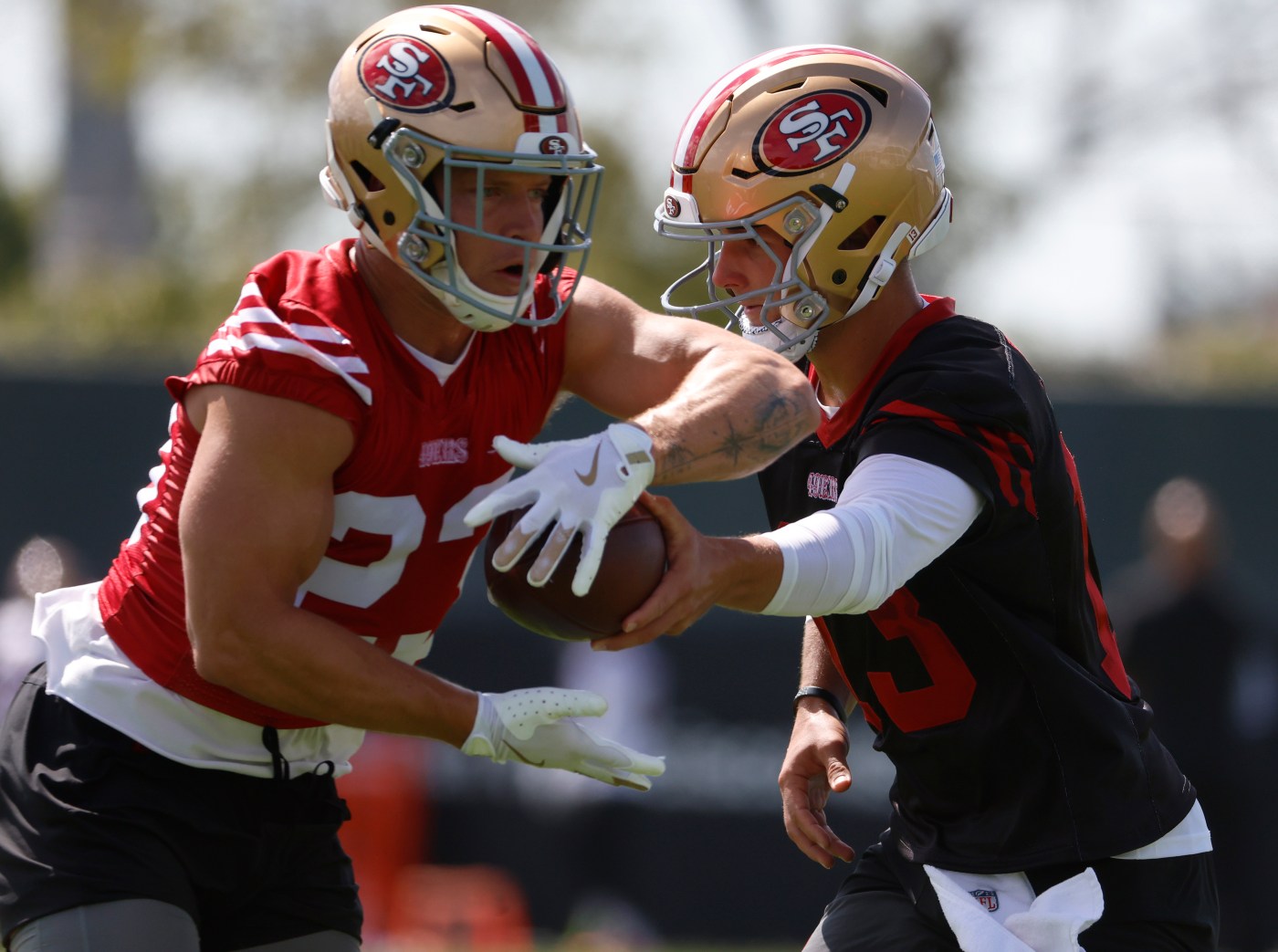 Kurtenbach: Christian McCaffrey and Brian Robinson Jr. in the same 49ers backfield? Don’t bet on it