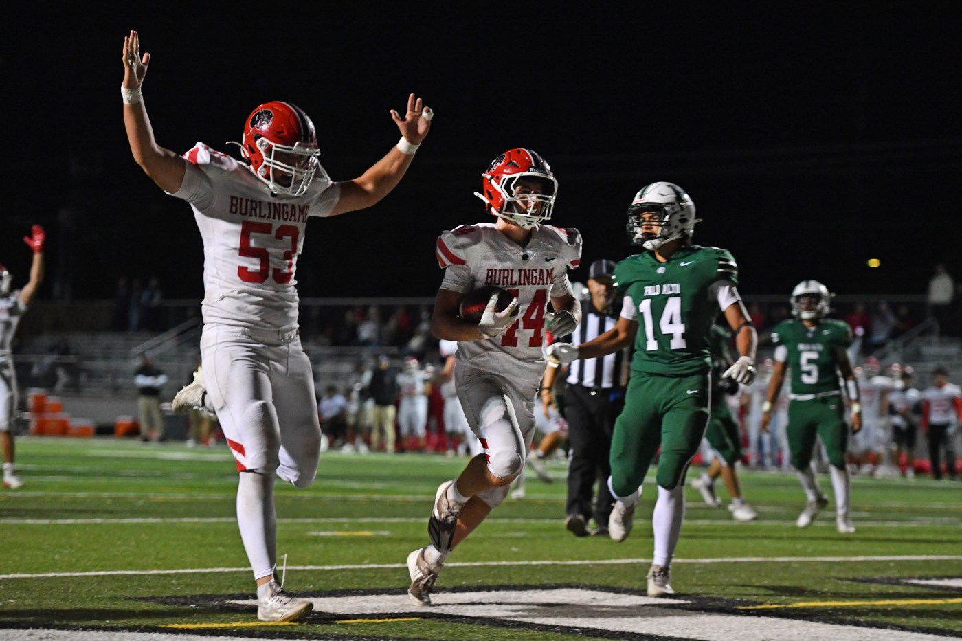 Burlingame’s ground game too much for Palo Alto as Panthers roll