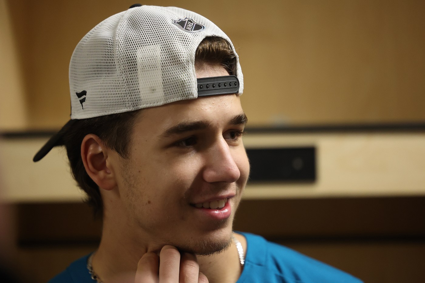 Which Sharks prospects have impressed coach Ryan Warsofsky early in camp?