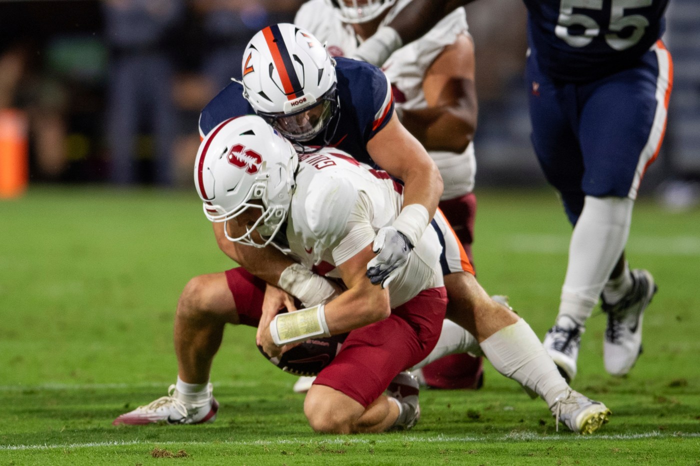 Stanford’s road woes continue in a 48-20 loss to Virginia