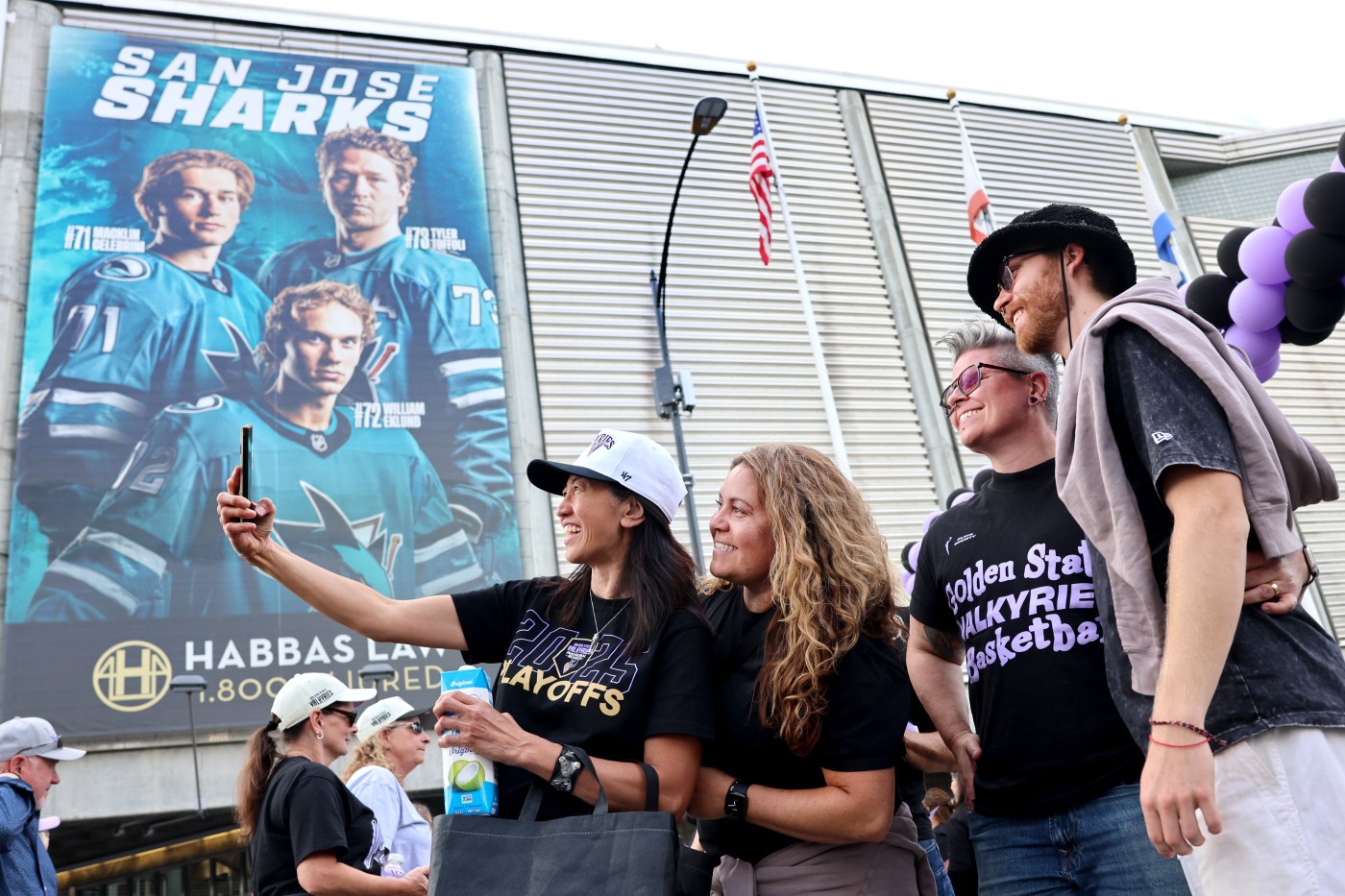 Valkyries bring energy, pageantry to San Jose, dub SAP Center ‘Ballhalla South’ for historic WNBA playoff game