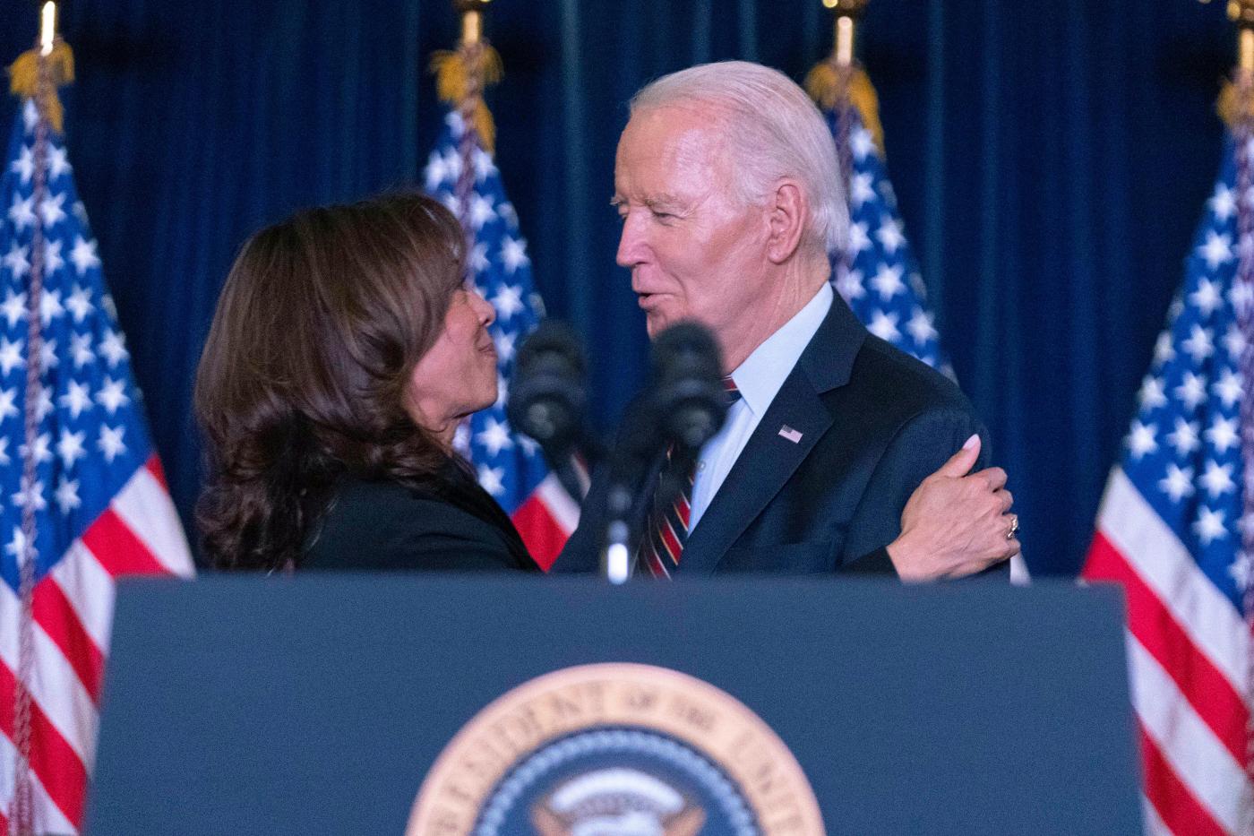 Kamala Harris says it was reckless for Democrats to defer to Joe Biden on running again