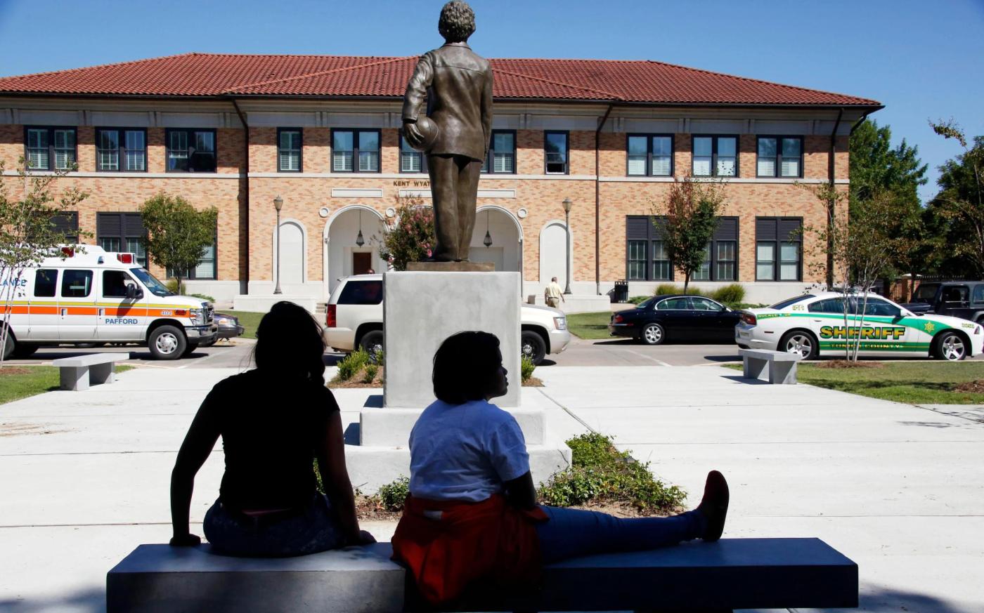 A Black student was found hanging from a tree. Police say there’s no sign of foul play