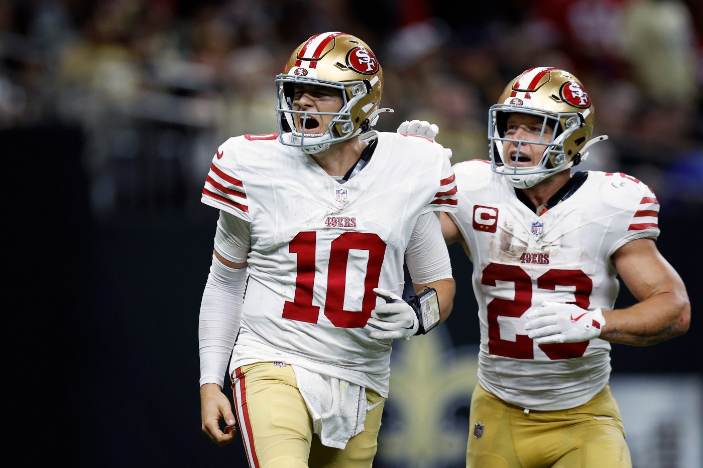 Studs and Duds: Niners huge win over Saints led by Christian McCaffrey and… Mac Jones?