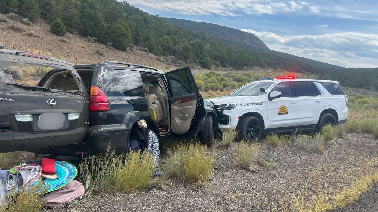 California man led Utah police on 60-mile chase going 120 mph, including miles in wrong direction, police say