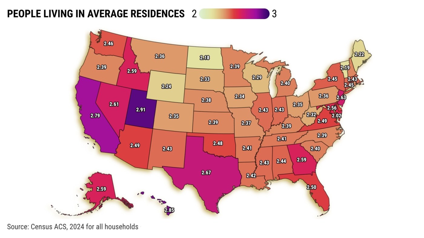 Californians pack people into homes to battle high housing costs