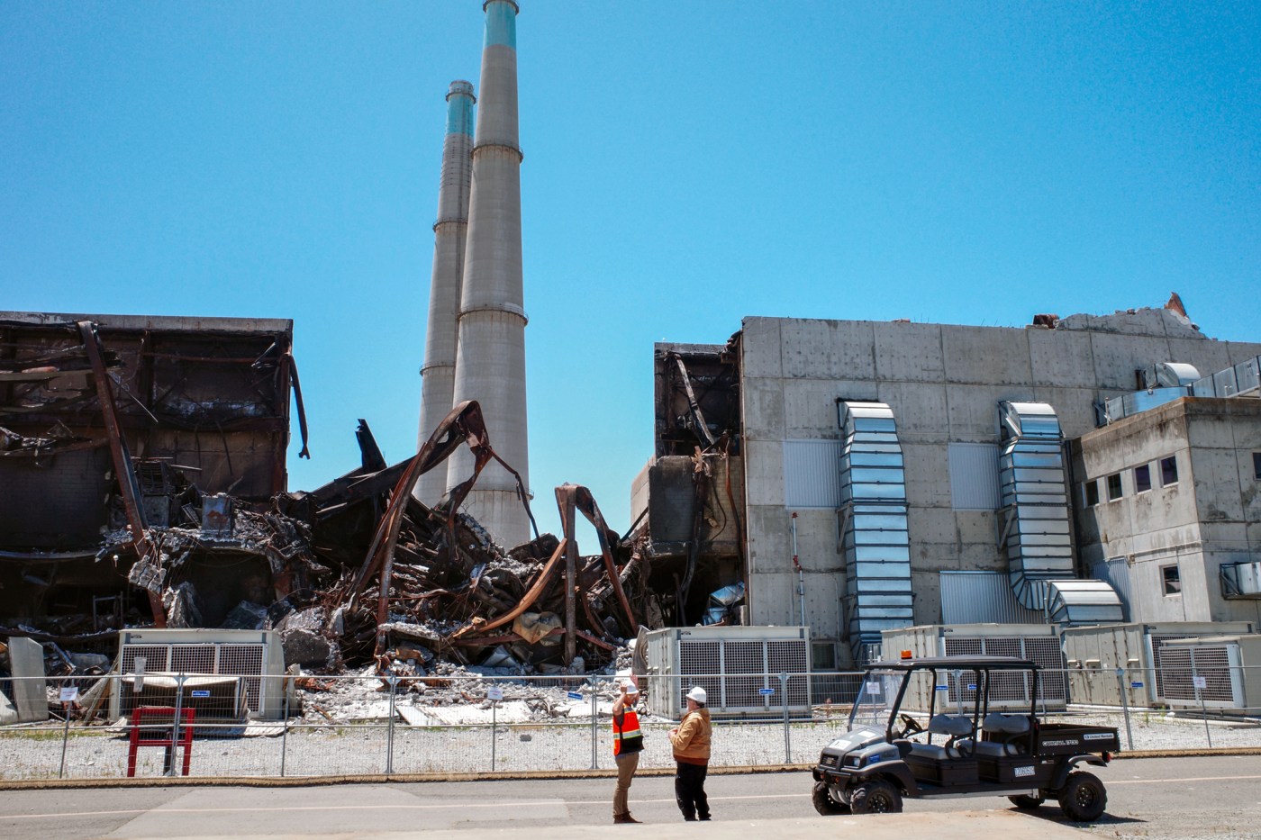 Burned batteries from Moss Landing power plant fire will be trucked to Nevada