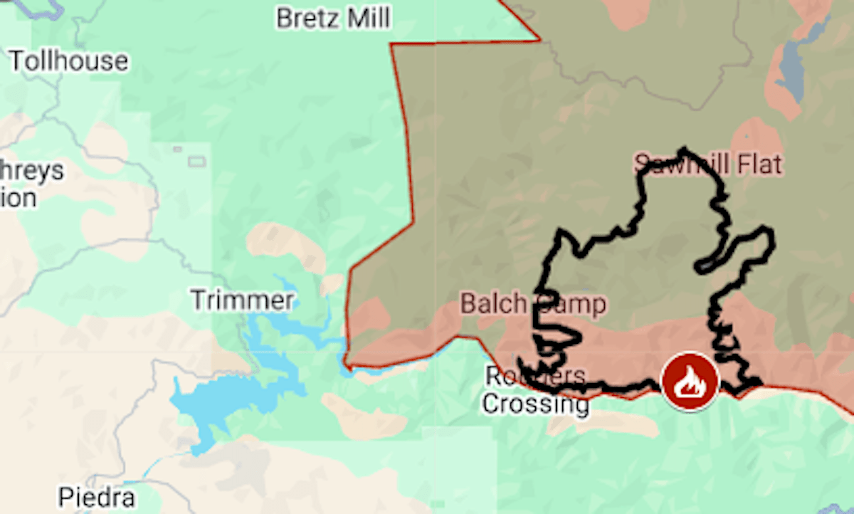 Map: Garnet Fire evacuation zone still expanding after a week