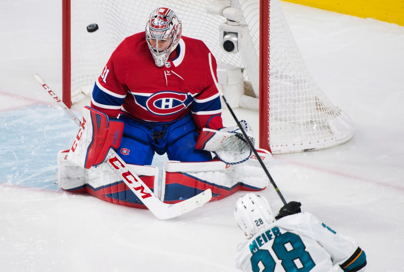 Sharks trade AHL defenseman to Canadiens for Carey Price’s contract, plus sweetener